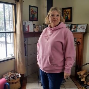 GLOSSIER ORIGINAL PINK HOODIE!!